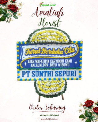 Papan Bunga Duka di Gondangwinangun