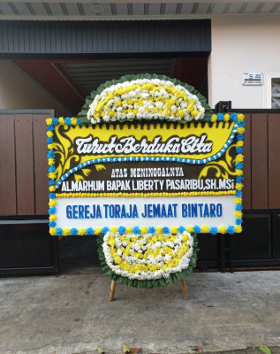 Papan Bunga Duka di Gondangwinangun