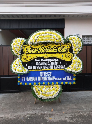 Papan Bunga Duka di Gondangwinangun