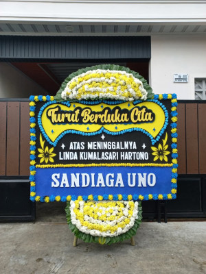 Papan Bunga Duka di Gondangwinangun